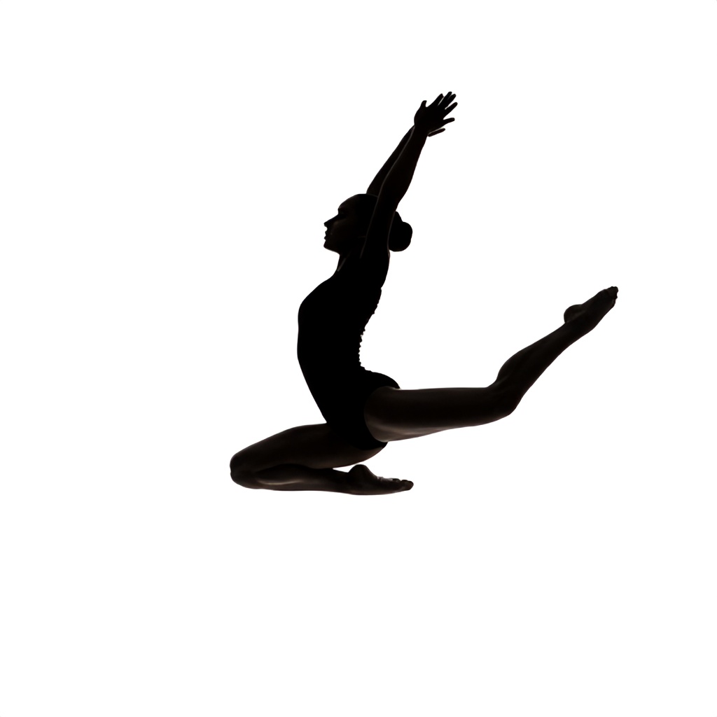 Capturing Gymnastic Flexibility and Grace Through Artistic Silhouette Photography