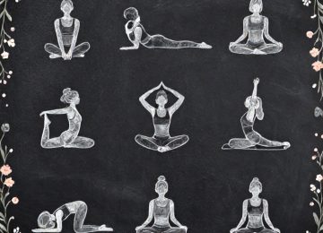 Chalkboard Yoga Infographic Explores Diverse Yoga Styles Visually