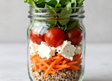 Colorful Layered Salad: A Versatile Meal for Lunch or Dinner