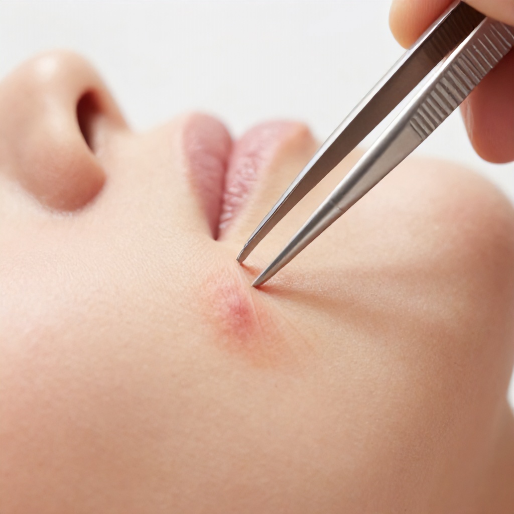 Dangers of Tweezers for Pimple and Blemish Extraction