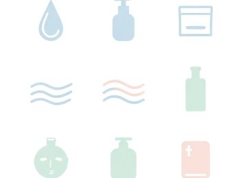 Eight-Step Daily Skincare Routine Infographic for Morning and Evening Use