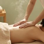 Gentle Back Massage with Warm Towel and Soothing Steam Therapy