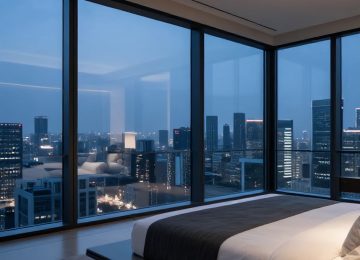 How Floor-to-Ceiling Windows Transform Modern Bedroom Design and Urban Views