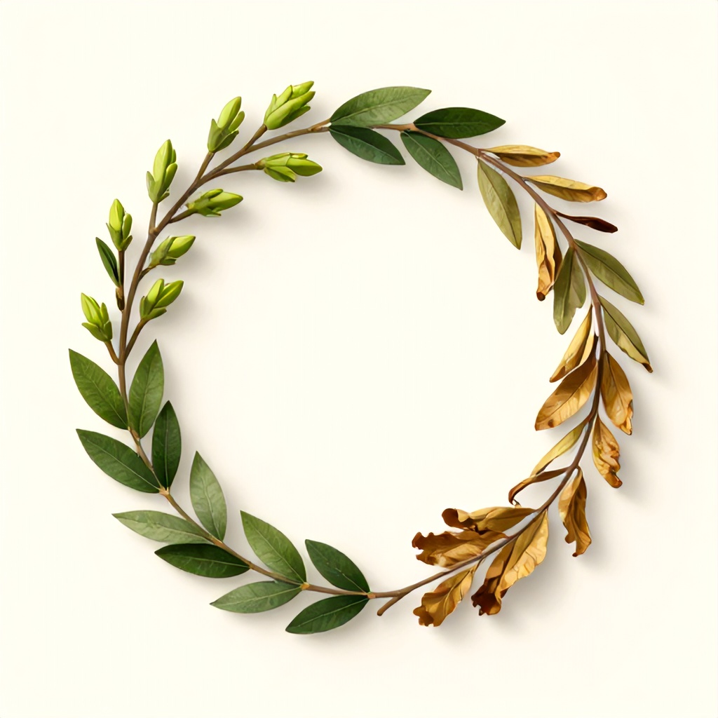 Minimalist Book Cover Design Featuring Nature Cycles and Elegant Visual Themes