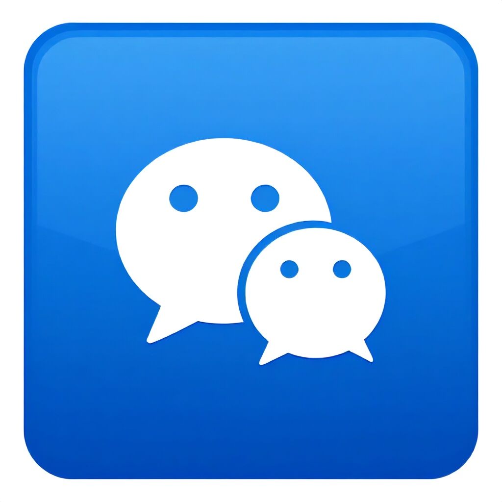 This is a horizontal, rectangular button with a solid blue background and rounded corners. It features bold white text alongside a white graphic icon, presenting a clean, digital aesthetic.