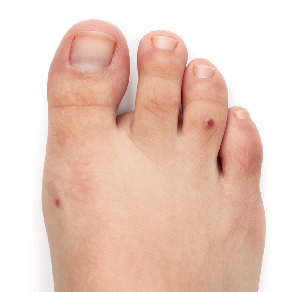Types of Skin Growths and Lesions Found on the Foot Sole