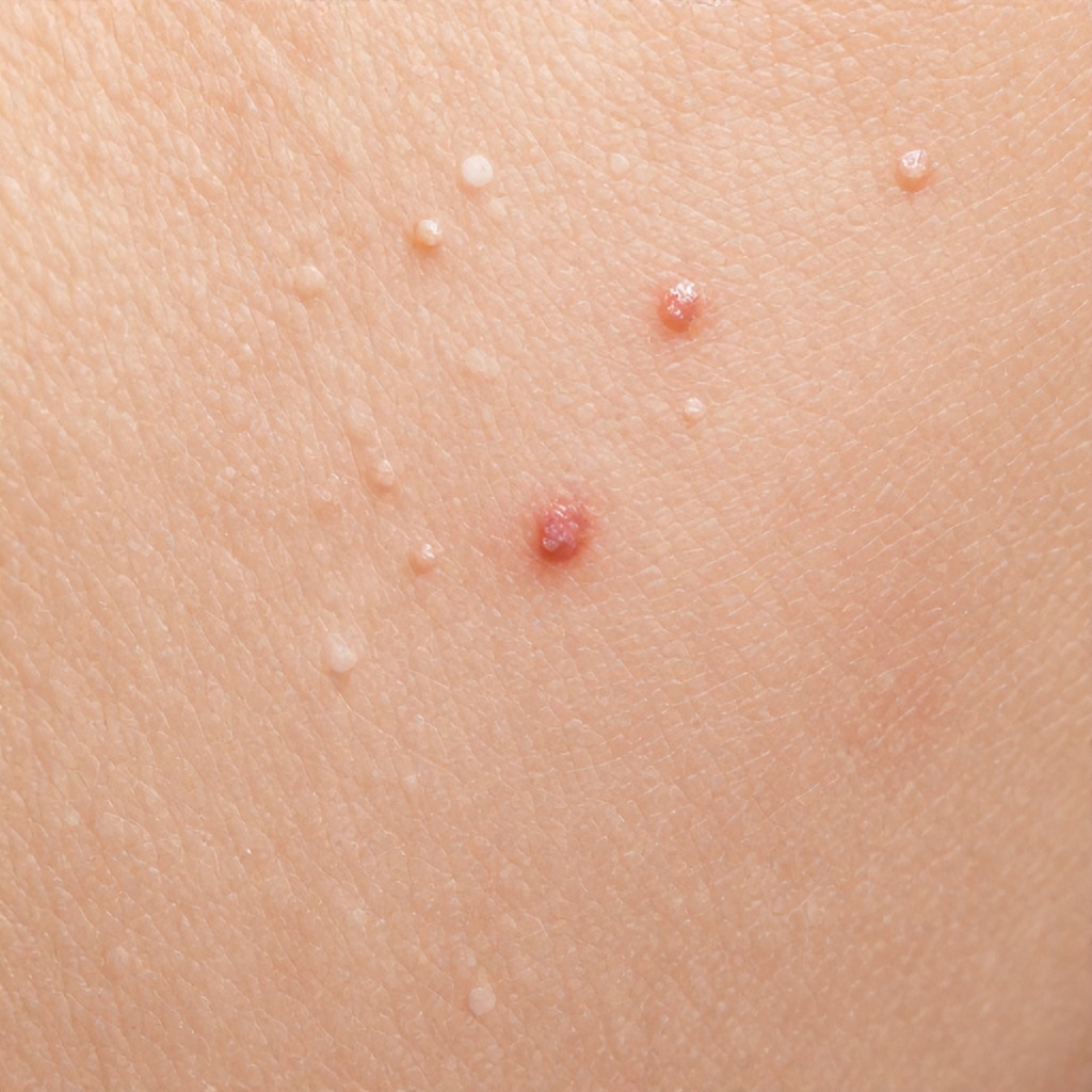 Understanding Small Raised Dermal Lesions on Human Skin