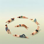 Yoga Poses for Daily Stress Relief and Deep Relaxation Infographic
